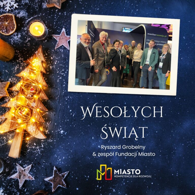 Wesołych Świąt życzy Ryszard Grobelny wraz z zespołem_Fundacja Miasto